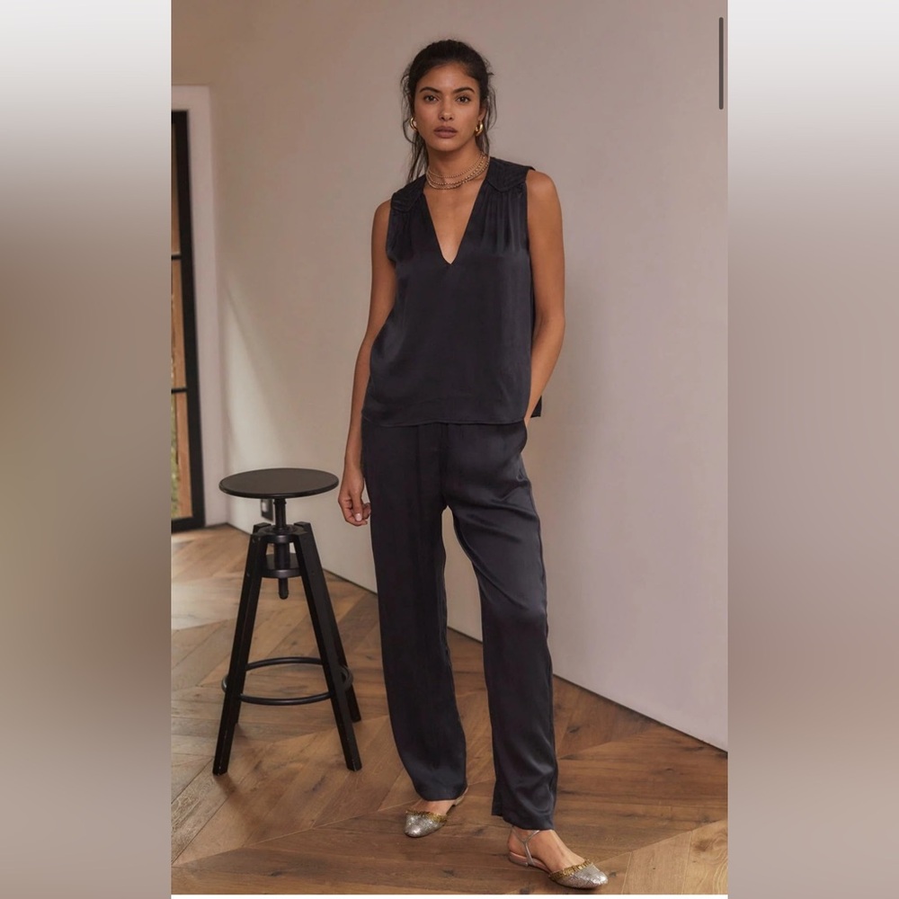 Xirena SILK WELLS PANT IN BLACK - medium BNWT